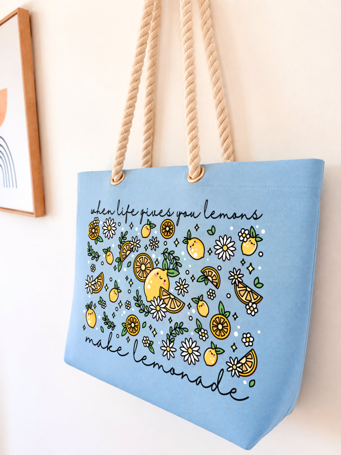 Lemon Beach Bag