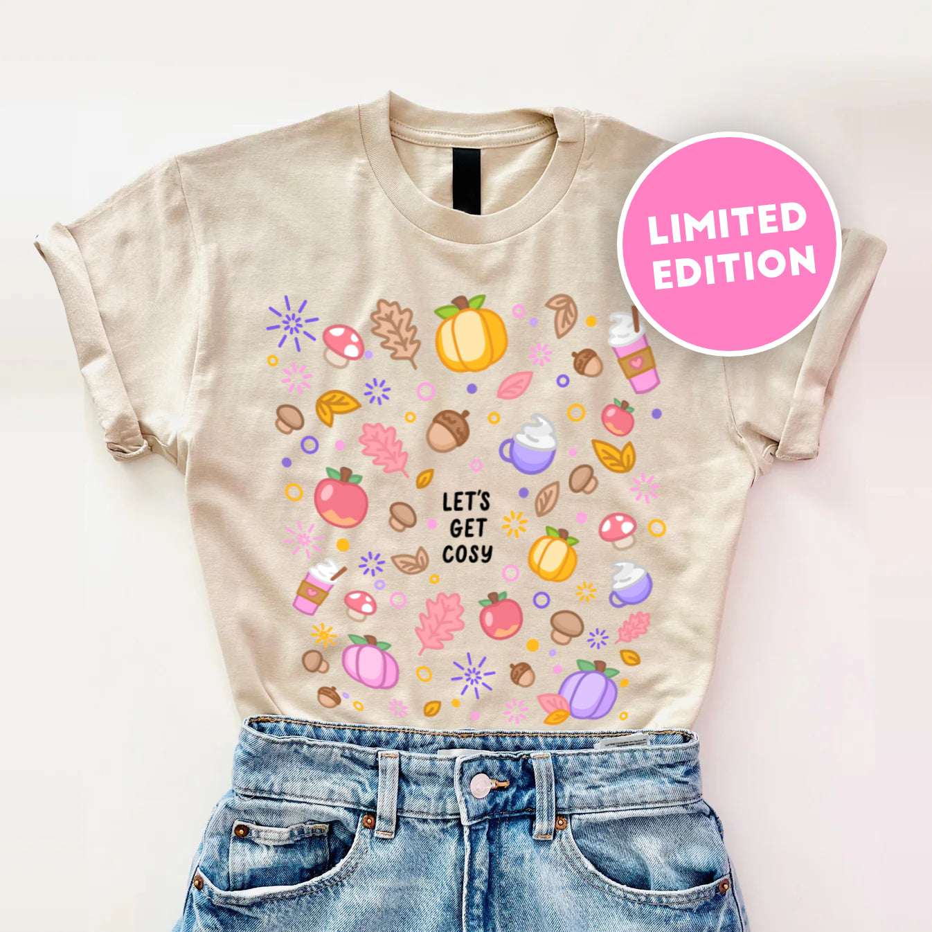 FROM THE VAULT Let's Get Cosy Longline T-Shirt
