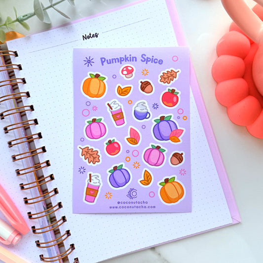 Pumpkin Spice Sticker Sheet