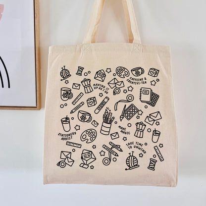 Making it Up as I Go Tote Bag