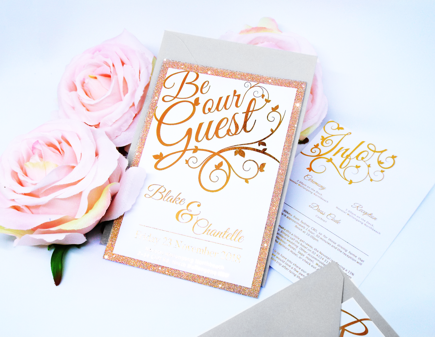 Be Our Guest Wedding Invitation Set