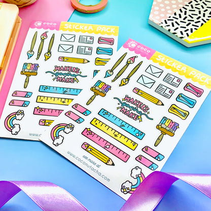 creative planner stickers