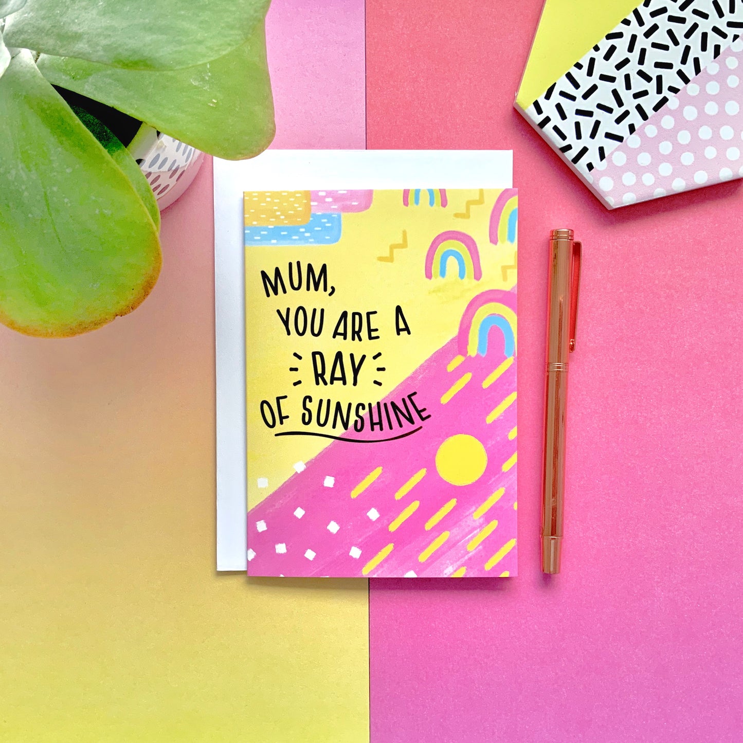 Mum, you are a Ray of Sunshine Greeting Card