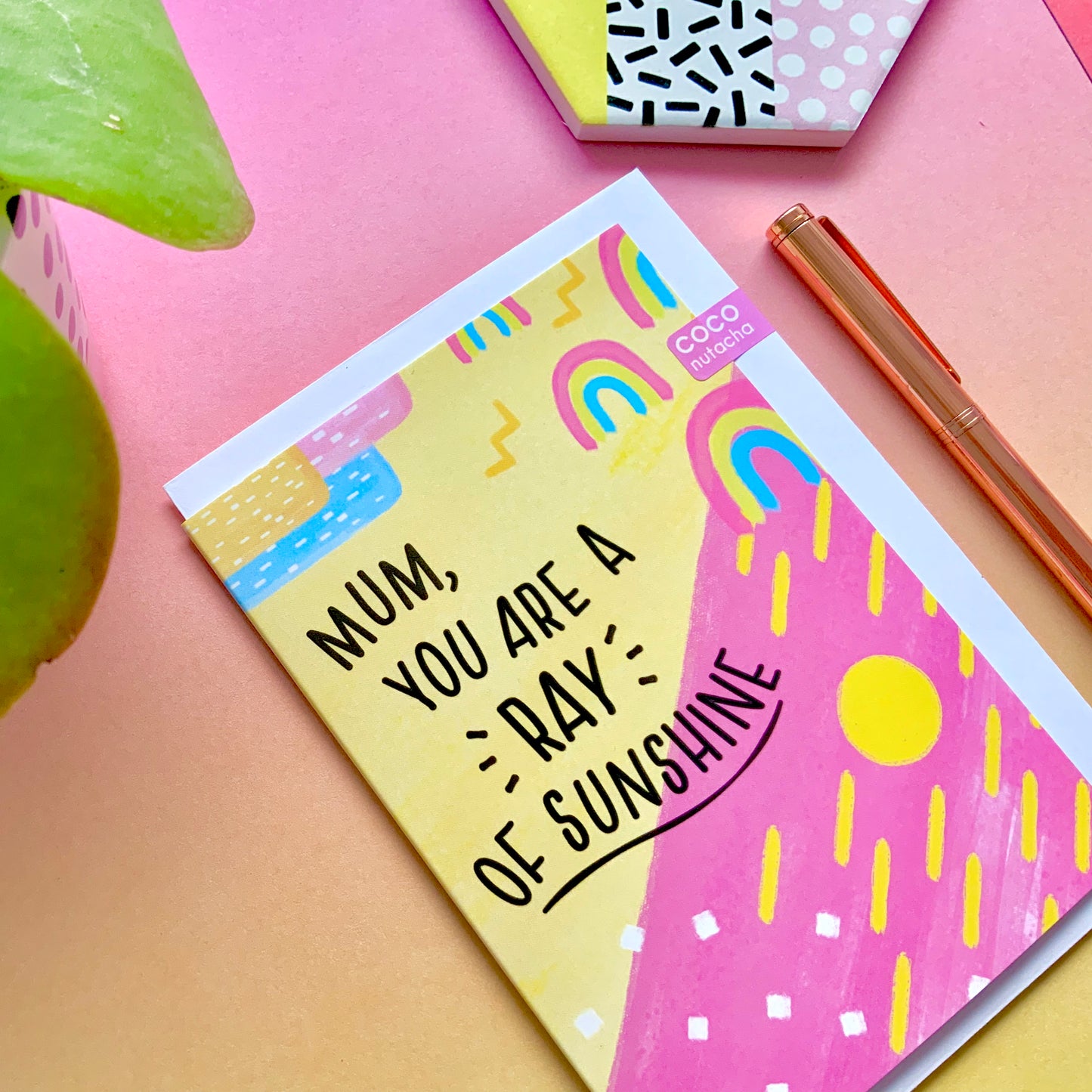 Mum, you are a Ray of Sunshine Greeting Card