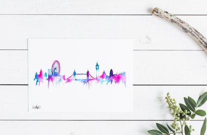 London Skyline Wall Art Print