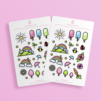 Spring Planner Sticker Set