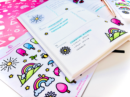 Spring Planner Sticker Set