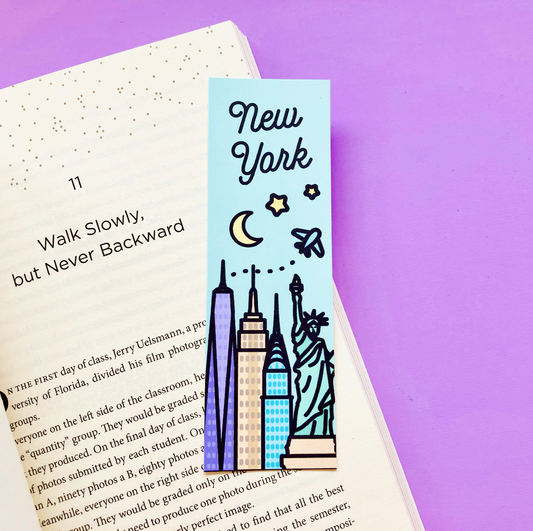 New York Skyline Book Mark