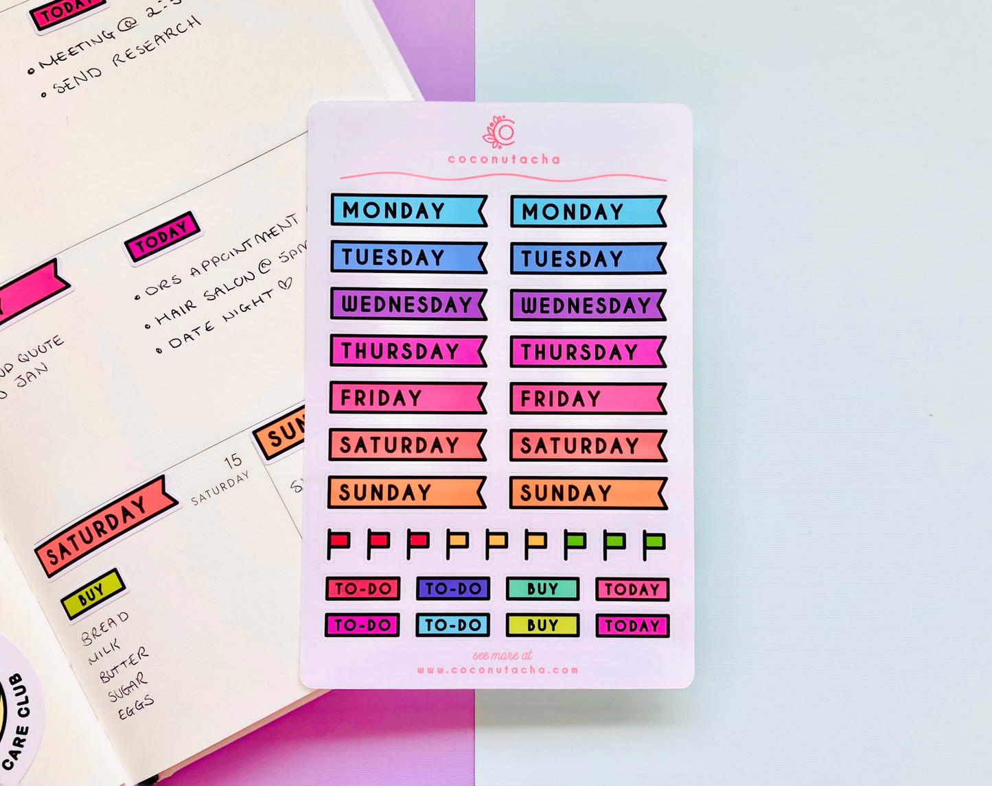 Daily To Do  Planner Stickers