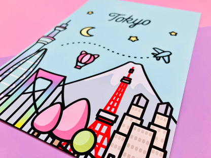 Tokyo Skyline Art Print