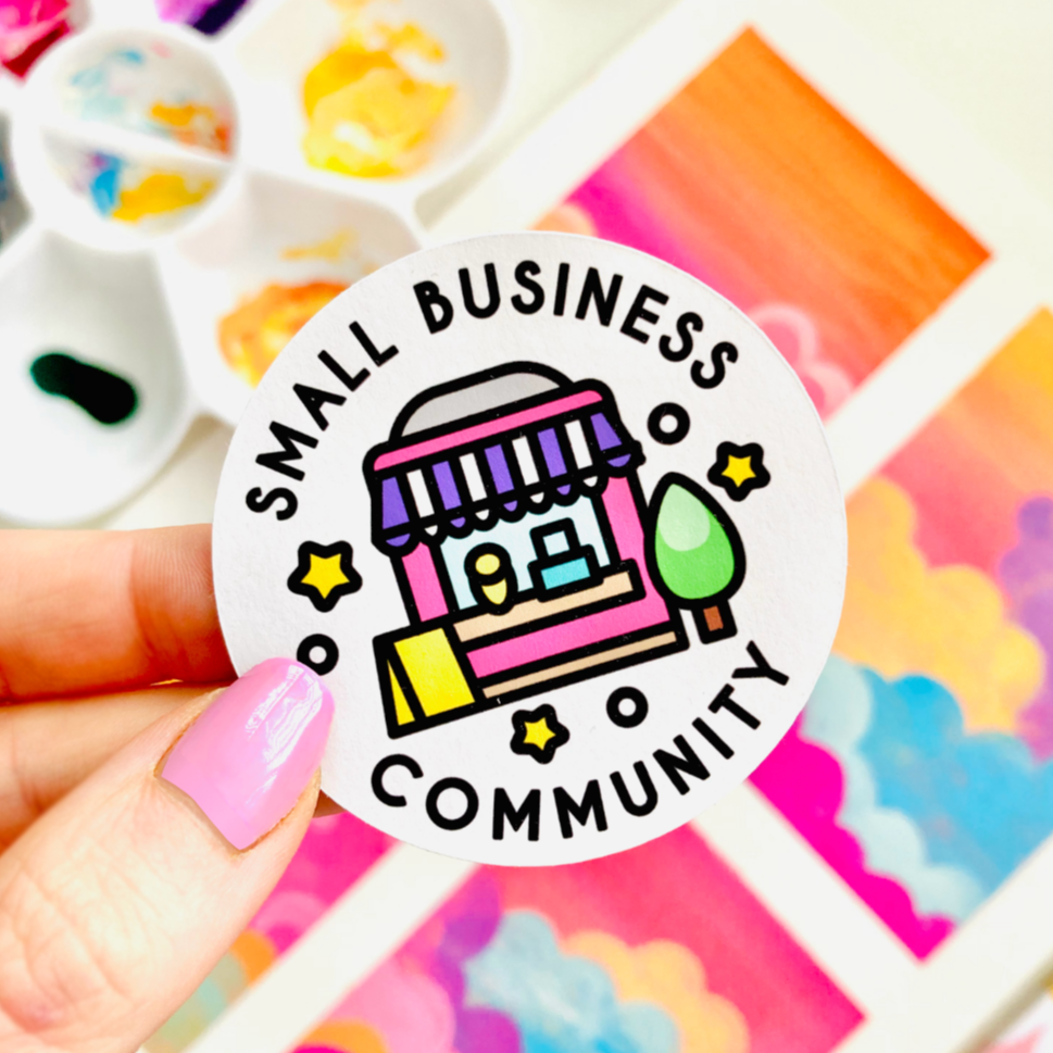 Small Business Community Sticker – CoconuTacha