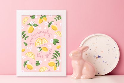 Simply the Zest Canvas Art Print