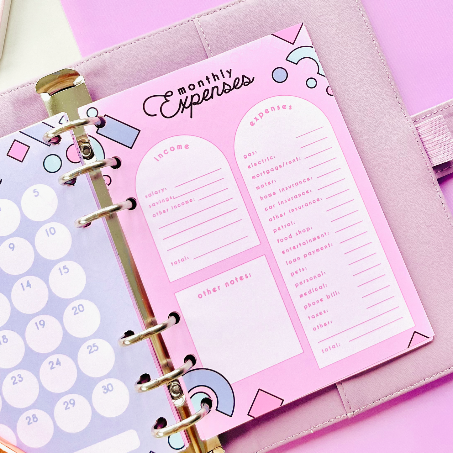 Budget Planner Pages (Download)