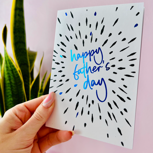 Foiled Father's Day Card
