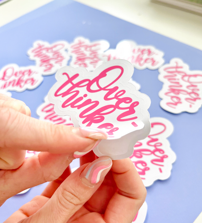 Overthinker Sticker