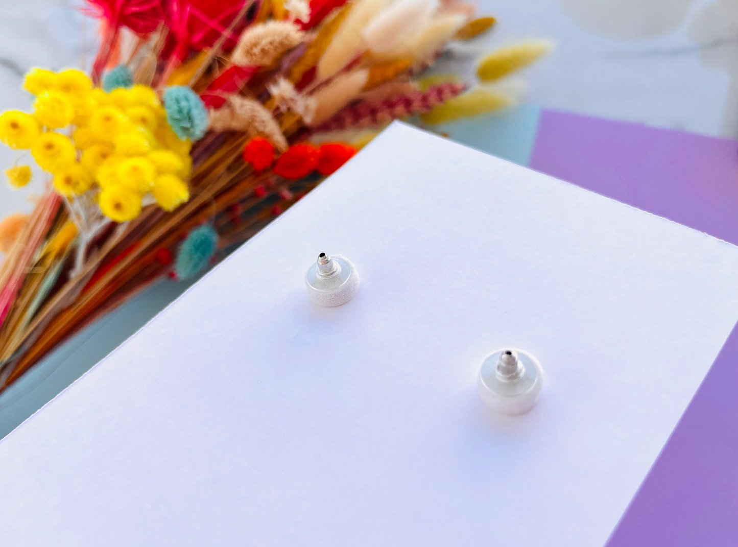 Lilac Rainbow Earrings