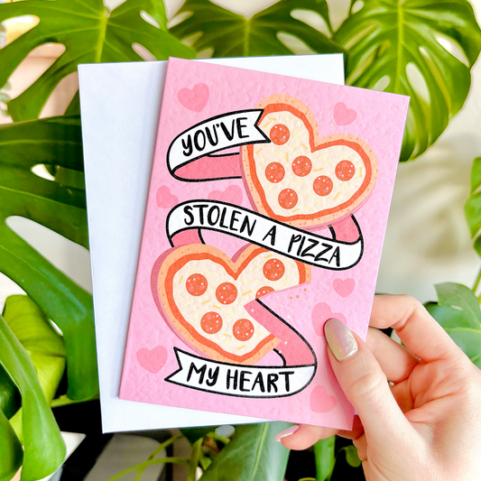 Stolen a Pizza My Heart Card