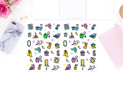 Cleaning Stickers