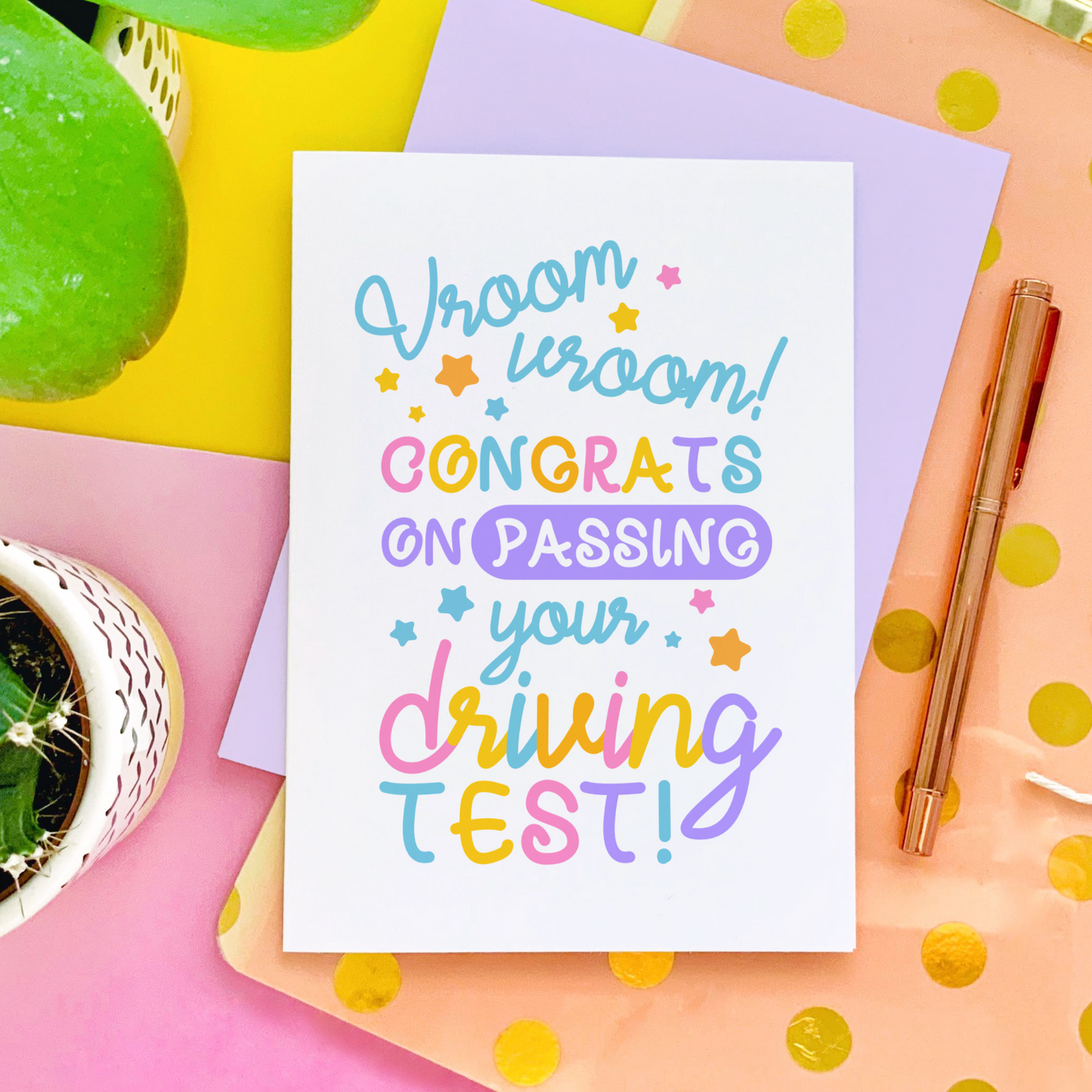 Driving Test Greeting Card
