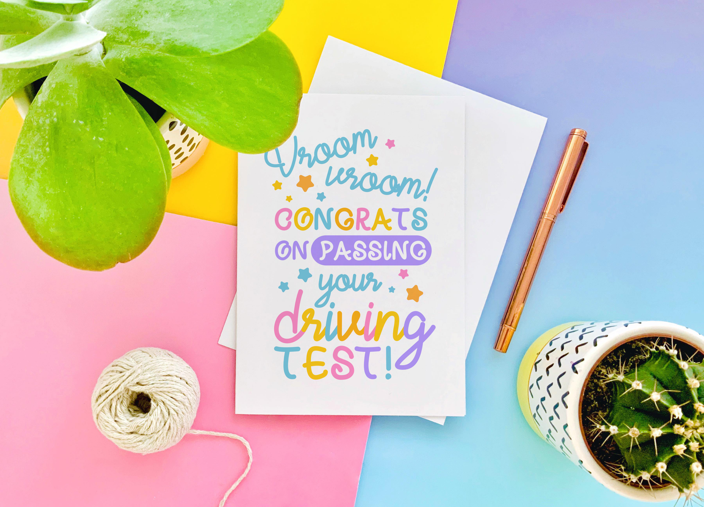 Driving Test Greeting Card
