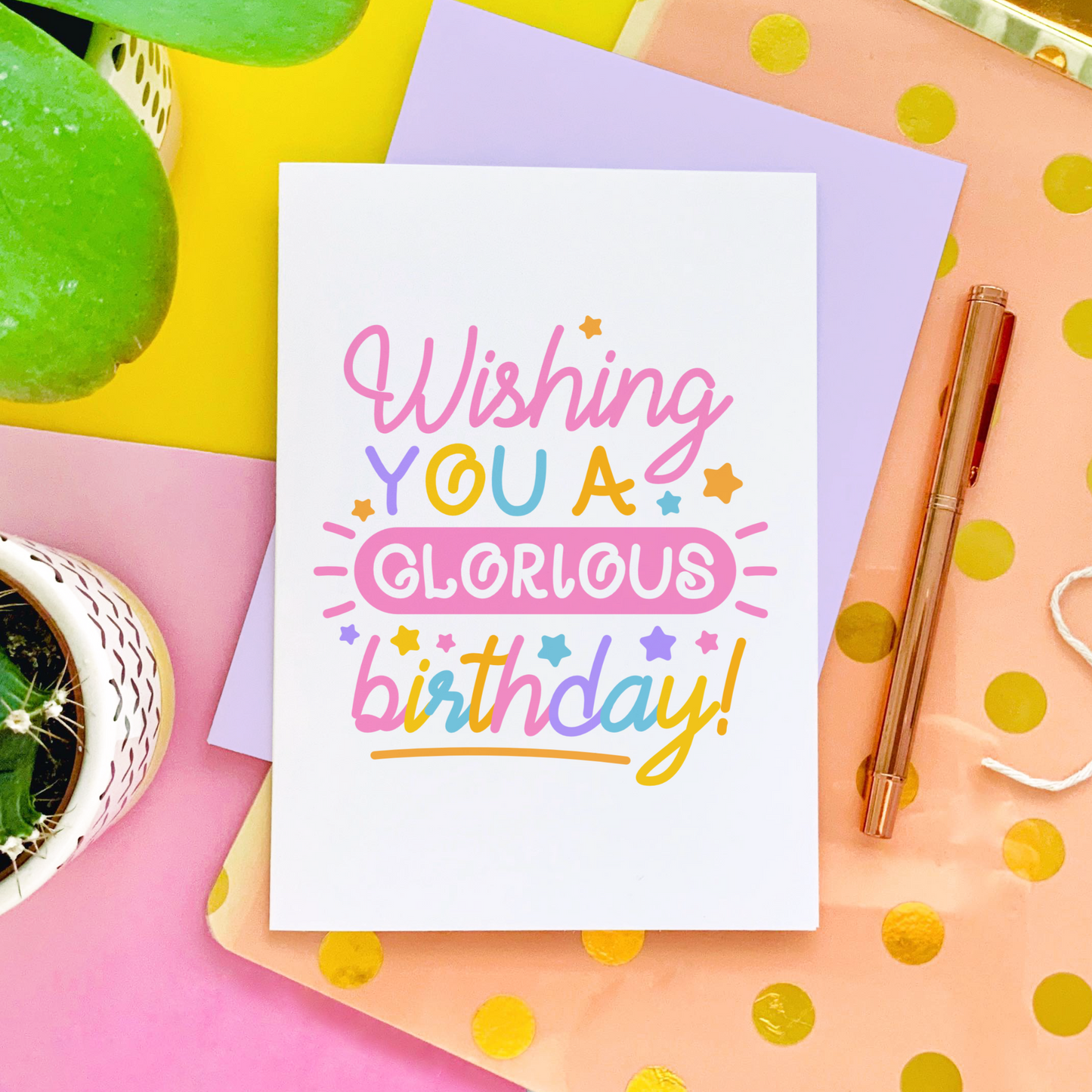 Glorious Birthday Greeting Card