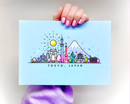 Tokyo Japan Skyline Art Print