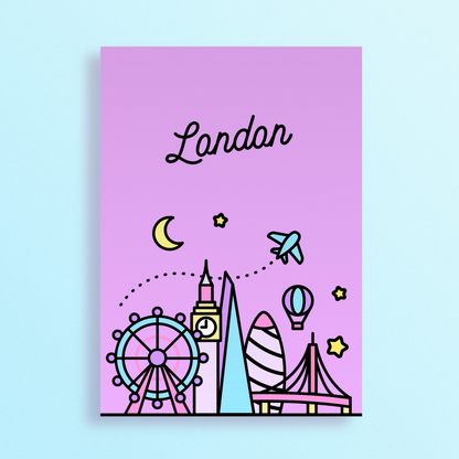 London Skyline Art Print