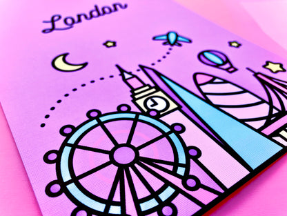 London Skyline Art Print
