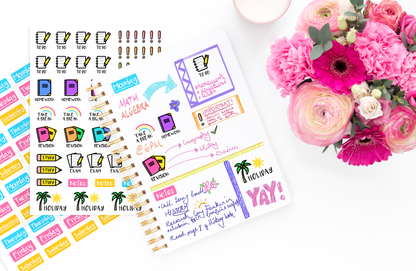 School/College Planner Stickers